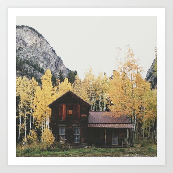 Crystal Cabin Art Print