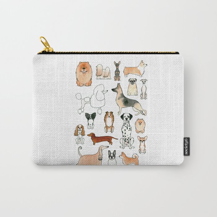 Dogs Carry-All Pouch