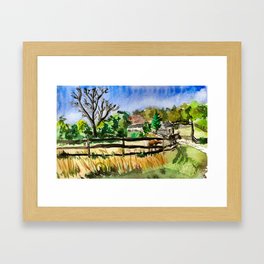 Farm Quickie #1 Framed Art Print