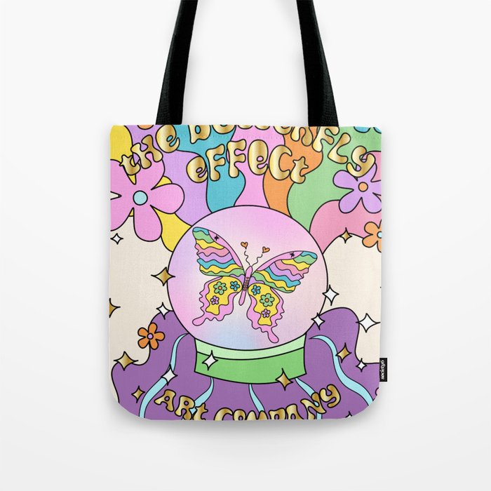 Butterfly Effect Vintage Style Poster Tote Bag