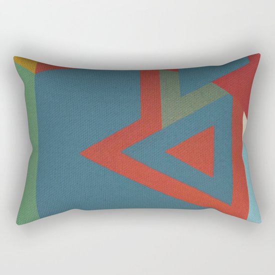 Geometric Thoughts 7 Rectangular Pillow