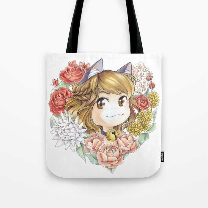 Hearty kitty Tote Bag