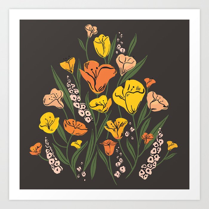 Poppies Art Print