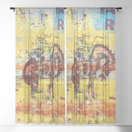 Fair & Rodeo Sheer Curtain