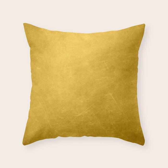 Sunshine Gold Spring Summer Throw Pillow by Beautiful Homes Society6