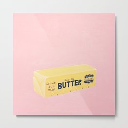 The Butter The Better Metal Print