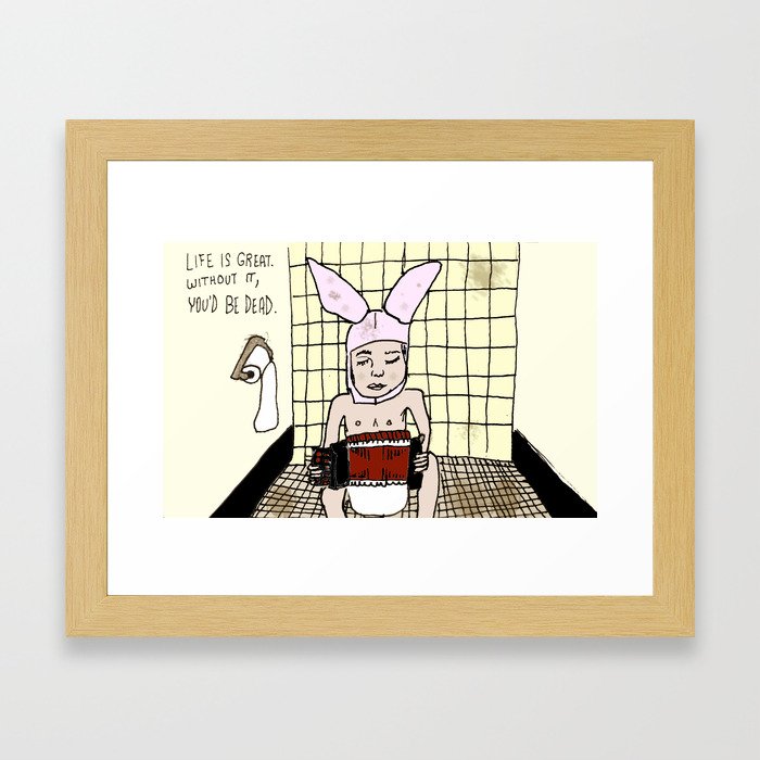 Bunny Boy  Framed Art Print