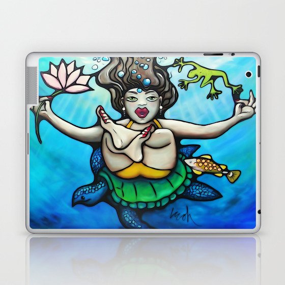 Float With Me Laptop & iPad Skin