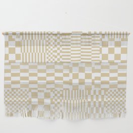 Glitchy Checkers // Sand Wall Hanging