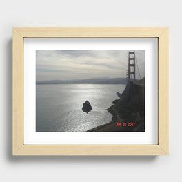 San Francisco Golden Gate Bridge Recessed Framed Print