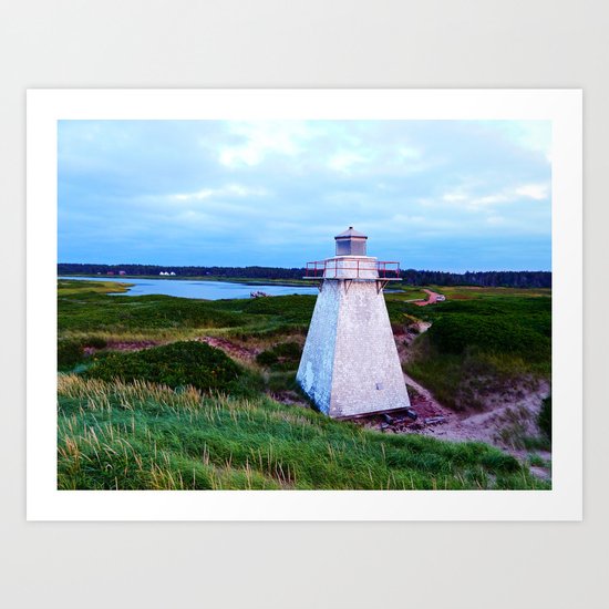 St-Peter's Harbour Lighthouse Art Print
