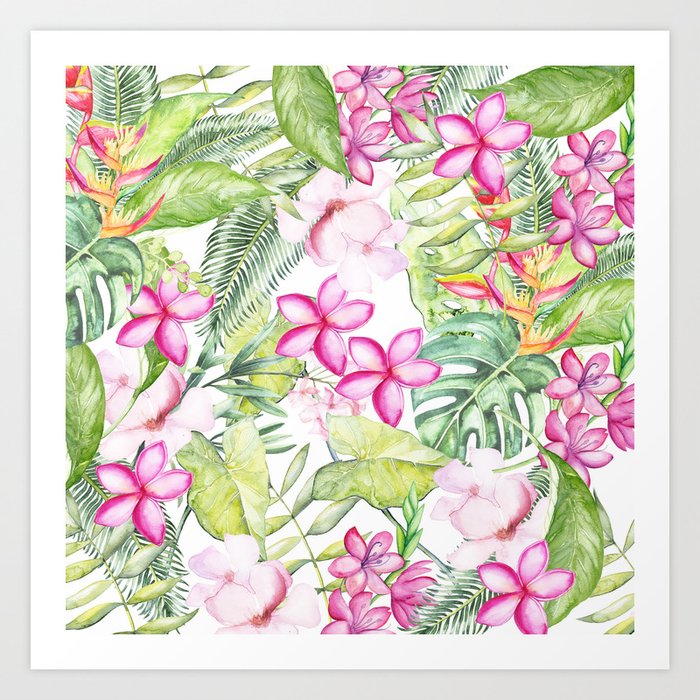 Tropical Garden 2 Art Print