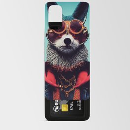 A nursery animal pop art illustration of Fennec Fox Android Card Case
