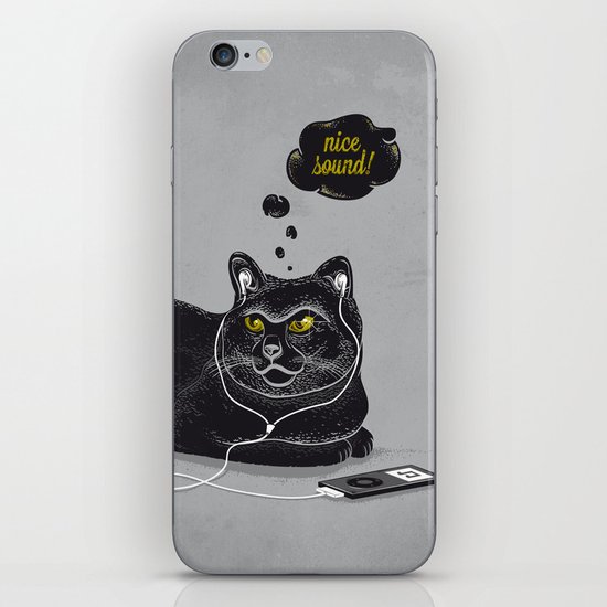 Chilling Cat iPhone Skin