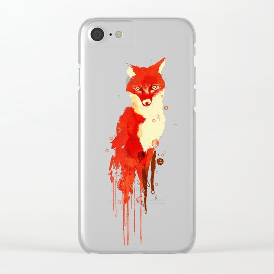 The fox, the forest spirit Clear iPhone Case