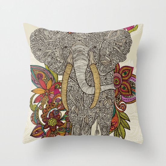 Walking in paradise Throw Pillow