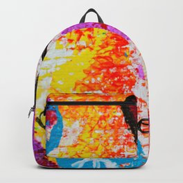 Peace and Love Backpack | Framedart, Love, Wallart, Peaceandlovecard, Peaceart, Hearts, Colorful, Hippieart, Peacesymbol, Bohochic 