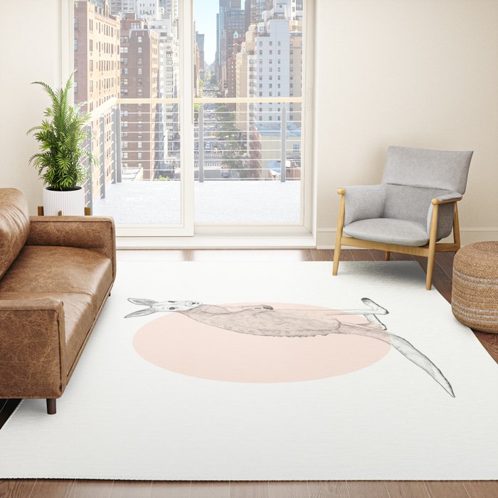 Baby Kangaroo Rug by Jia Guo