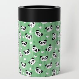 Kawaii Panda with Bamboo Can Cooler