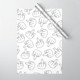 Middle Finger 1 Wrapping Paper