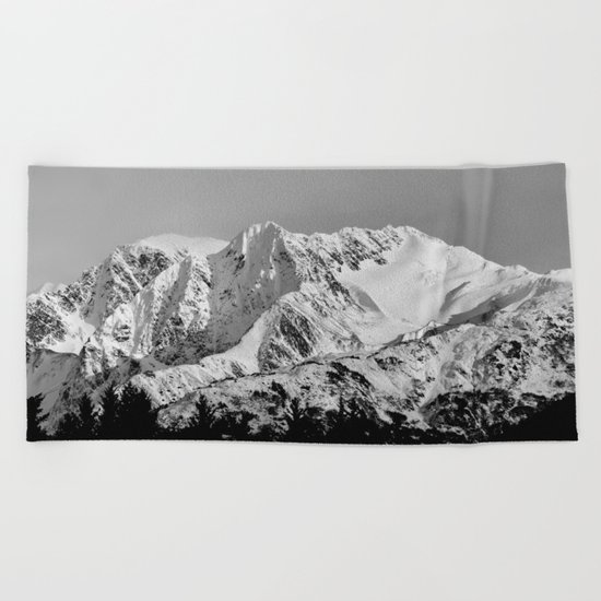Mountain Glacier Two Beach Towel