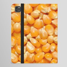 Popcorn Kernels Food Pattern Photograph iPad Folio Case