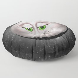 Full Moon Smiling Face 3D  Floor Pillow