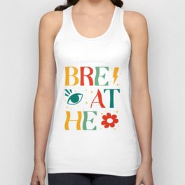 Breathe vintage Unisex Tank Top