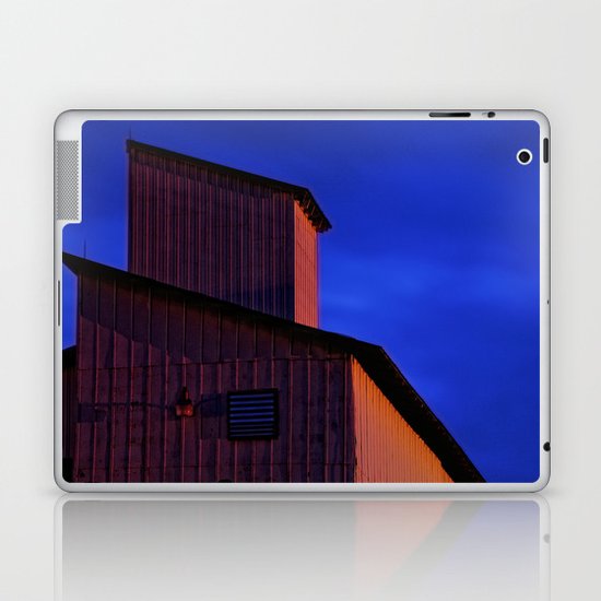 Building forms at midnight Laptop & iPad Skin