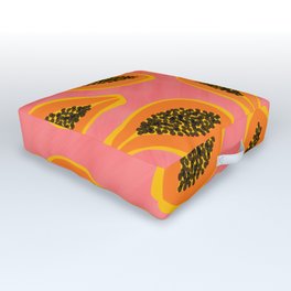 Papaya Outdoor Floor Cushion