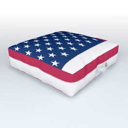 Flag of USA - American flag, flag of america, america, the stars and stripes,us, united states Outdoor Floor Cushion