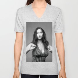 Lynda Carter V Neck T Shirt