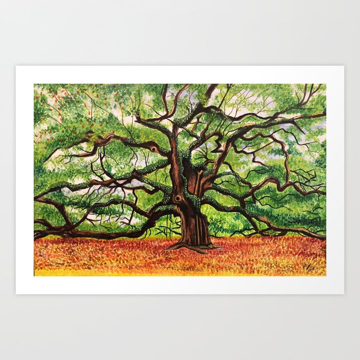 Angel Oak Art Print