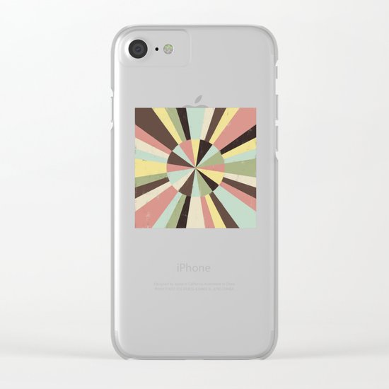 Color Wheel Clear iPhone Case