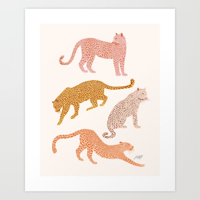 Leopards Art Print
