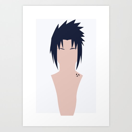 Naruto Shippuden - Uchiha Sasuke Art Print