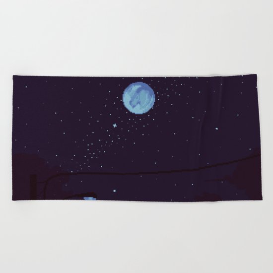 Midnight Beach Towel