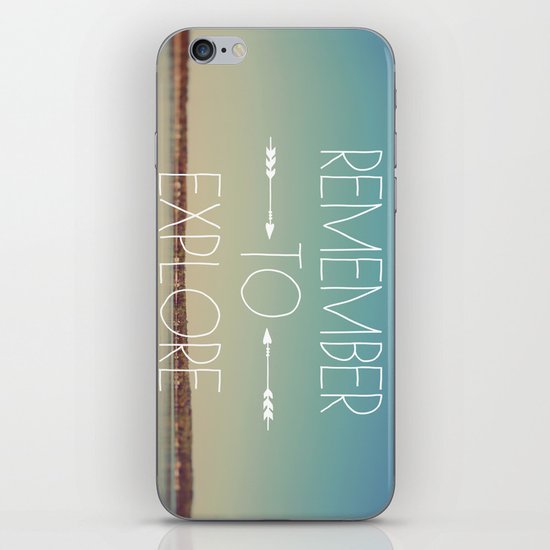 Remember to Explore iPhone & iPod Skin