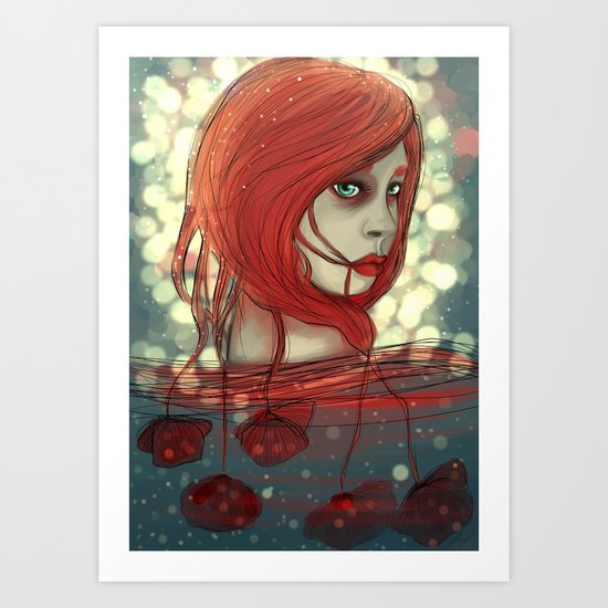 A study in Scarlet Art Print