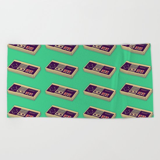 Classic Video Game Controller | NES Beach Towel