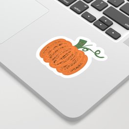 Cheetah Pumpkin  Sticker
