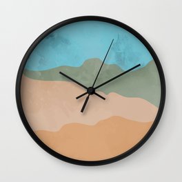 Moody landscape Wall Clock