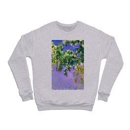 Claude Monet "Wisteria", 1919-1920 Crewneck Sweatshirt