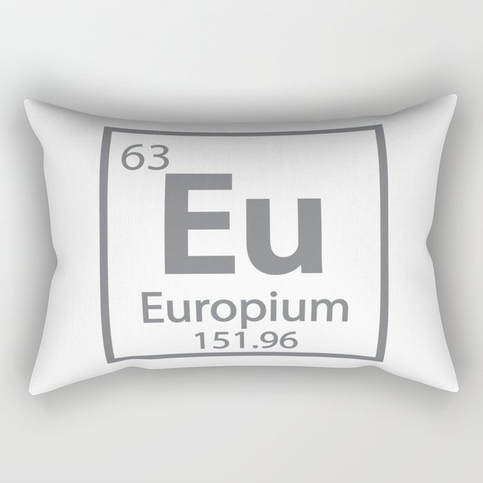Europium - European Science Periodic Table Rectangular Pillow
