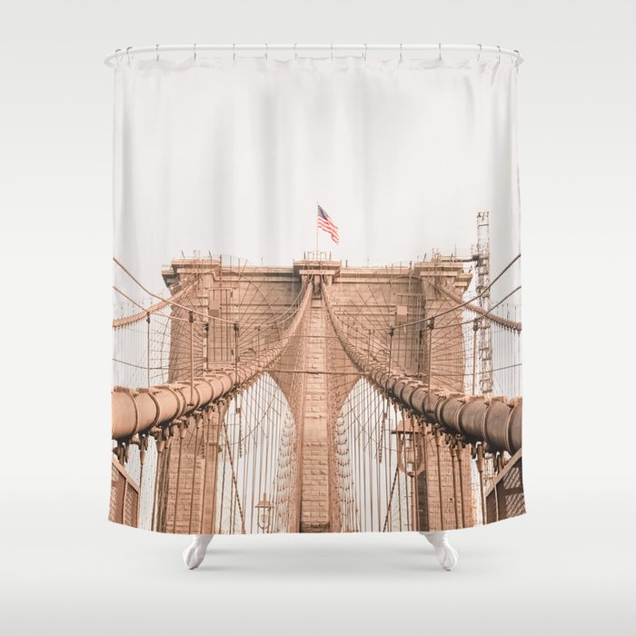 Brooklyn Bridge Shower Curtain