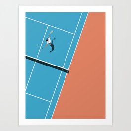 Tennis Mood Art Print
