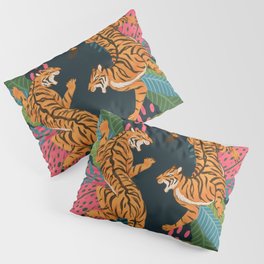 Jungle Cats - Roaring Tigers Pillow Sham