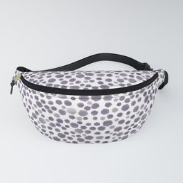 Watercolor Polka Dots - Purple Fanny Pack