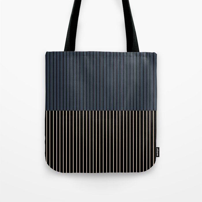 Color Block Lines XVII Tote Bag