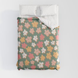 Floral Amour - Botanical Cutouts Duvet Cover